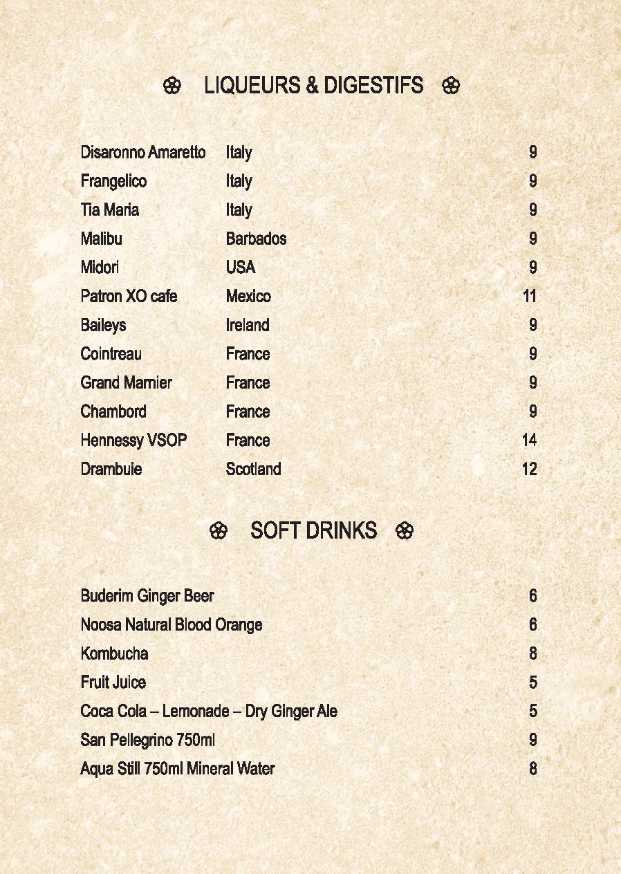 Mp Spice Bar A5 Drinks Menu Revised April 2021 Page 011